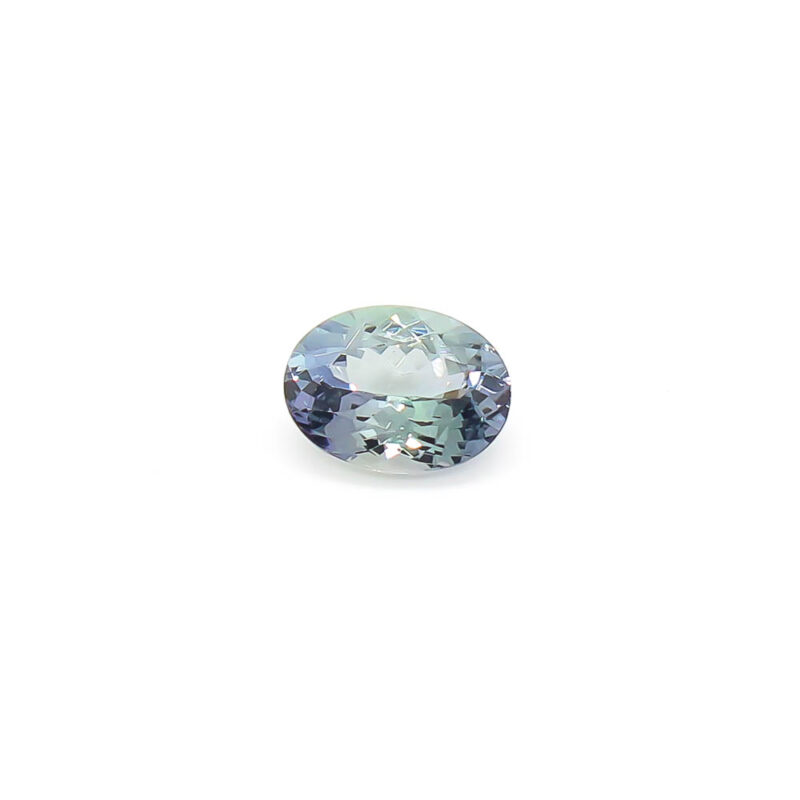 2.16 ct Faceted Oval Purplish-Blue Tanzanite