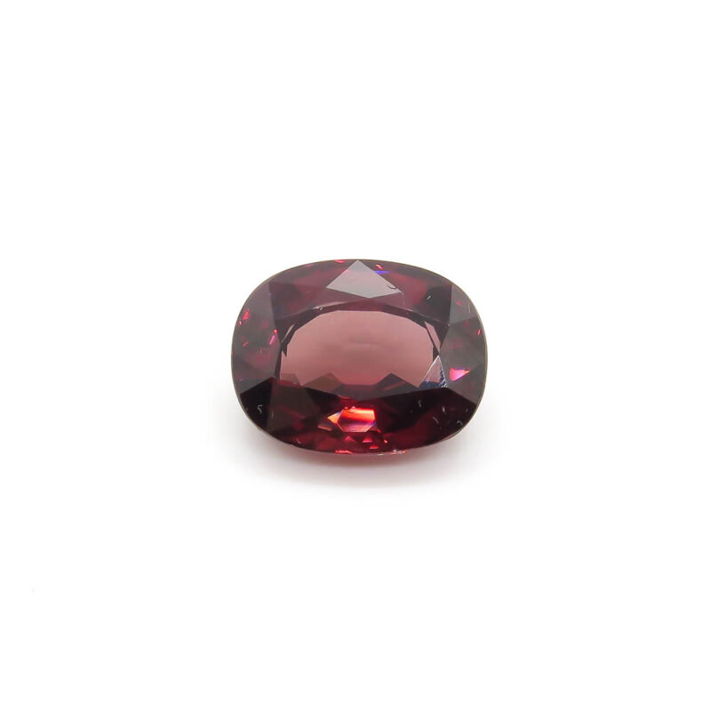 4.46 ct Oval Wine-Red Natural Zircon
