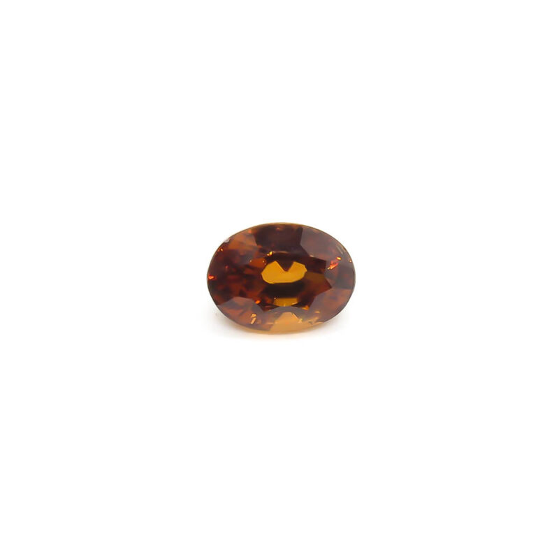2.83 ct Oval Cognac Natural Zircon