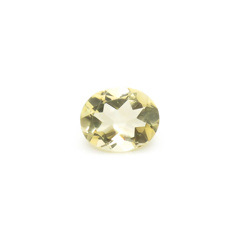 2.17 ct Oval Pale Yellow Citrine